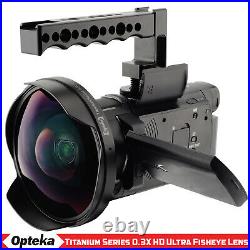 Opteka 0.3x Fisheye Lens for Canon XA10 XA11 XA15 XA20 XA30 XA35 XA40 XA45 XA50