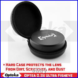 Opteka 0.3x Titanium Series Ultra Fisheye Lens for Sony FDR-AX53 Camcorder