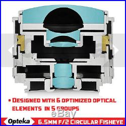 Opteka 6.5mm Fisheye Lens for Fuji X-Pro2 X-T2 X-T1 X-T20 X-T10 X-E2S X-E3 E2 A3