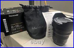 Panasonic LEICA DG VARIO-ELMARIT 8-18mm F/2.8-4.0 ASPH. Lens FREE SHIPPING