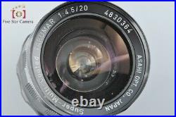 Pentax SMC TAKUMAR 20mm f/4.5 M42 Mount Lens