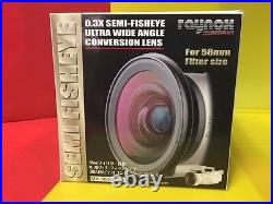 RAYNOX MX-3000 Pro ULTRA Wide Angle 0.3x SEMI-Fisheye Lens 58mm To NIKON 58 mm