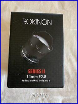 ROKINON 14mm f/2.8 Series II Ultra Wide Angle Lens Nikon