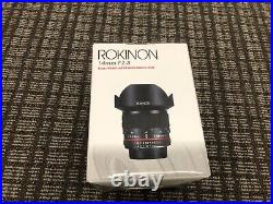 ROKINON AE14M-C 14mm f/2.8 Ultra Wide Angle Lens for Canon EF