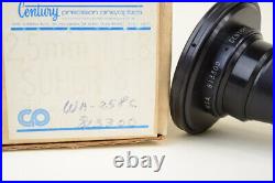 Rare Lens CENTURY Ultra Large Angle 2.5mm F/1.8 S-8 C-Mount Super 8 Film