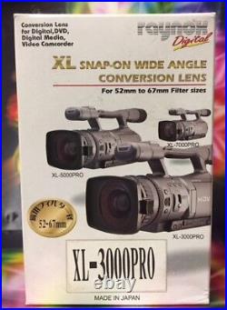 Raynox XL-3000 PRO 3000PRO 0.3x ULTRA Wide Angle Lens 67mm 62mm 58mm 55mm 52mm