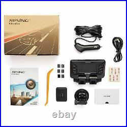 Rexing V2 Front + Back Dual Dash Camera 1080p Full HD Wi-Fi Ultra Wide Angle