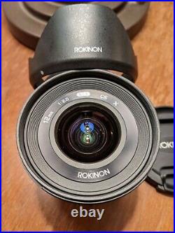 Rokinon 12mm f/2.0 NCS CS Ultra Wide Angle Lens for Fujifilm Fuji X Mount