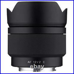 Rokinon 12mm f/2.0 Ultra Wide Angle AF Lens for Sony E with Rokinon Lens station