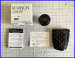 Rokinon 12mm f2.0 NCS Wide Angle Lens MFT