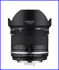 Rokinon 14mm F2.8 SERIES II Full Frame Ultra Wide Angle Lens for Sony E (SE14-E)