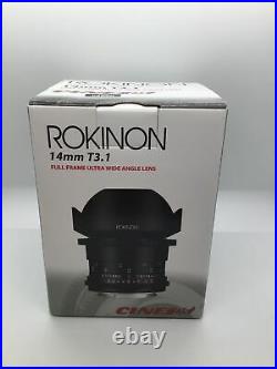 Rokinon 14mm T3.1 Full Frame Ultra Wide Angle Lens (Canon EF) New Open Box