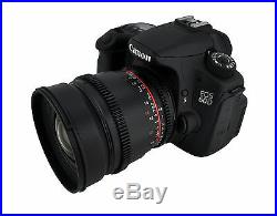 Rokinon 16mm T2.2 Ultra Wide Angle Cine Lens for Nikon VDSLR New Lens