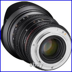 Rokinon 20mm T1.9 Ultra Wide Angle Cine DS Lens for Canon EF Mount #DS20M-C