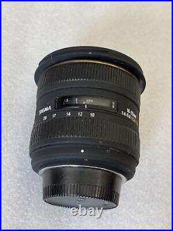 SIGMA AF 10-20mm F4-5.6 EX DC HSM Lens for Nikon F Mount Nice