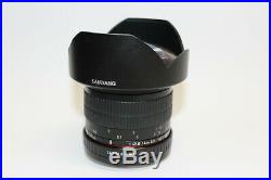 SamYang SONY A-mount SY14M-S 14mm 12.8 ED AS IF UMC UltraWide Angle Lens (READ)