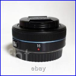 Samsung NX 16mm f/2.4 i-Function Wide-Angle Lens, Black0388R