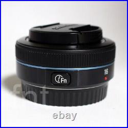 Samsung NX 16mm f/2.4 i-Function Wide-Angle Lens, Black0388R
