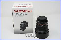 Samyang 10mm F2.8 ultra wide angle lens ED AS NCS CS