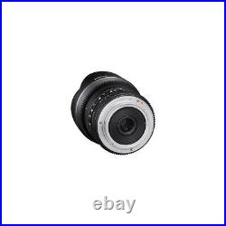 Samyang 10mm T3.1 VDSLR ED AS NCS CS Cine Wide Angle Lens for Canon EF Cameras
