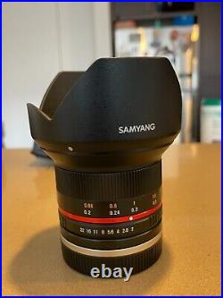 Samyang 12mm F2.0 12mm Ultra Wide Angle Lens