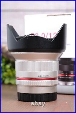 Samyang 12mm F2.0 12mm Ultra Wide Angle Lens for Fujifilm X-Mount Cameras