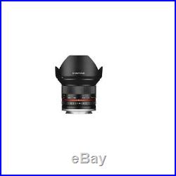 Samyang 12mm F2.0 NCS CS Ultra Wide, Manual Focus Lens for Sony E Cameras, Black