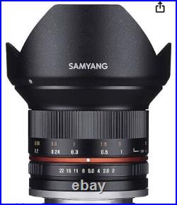 Samyang 12mm F2.0 Ultra Wide Angle Lens for Sony E-Mount (NEX)
