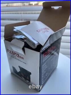Samyang 12mm f/2.0 Compact Ultra Wide Angle Lens for Fuji-X