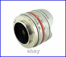 Samyang 7.5mm Ultra Wide Angle Fisheye Lens for Micro Four Thirds Silver
