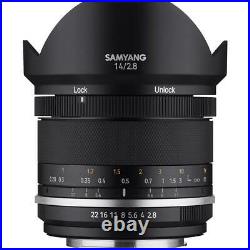 Samyang MK2 14mm f/2.8 Weather Sealed Ultra Wide Angle Lens for MFT #MK14-MFT
