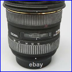 Sigma 10-20mm f4-5.6 EX DC HSM Nikon AF DX Digital Super Wide Angle Lens