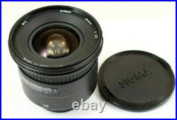 Sigma 18mm f/3.5 Ultra Wide Angle Prime Lens Sigma SA mount #SA87-7
