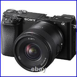 Sony E 11mm F1.8 APS-C ultra-wide-angle prime for APS-C cameras (SEL11F18)
