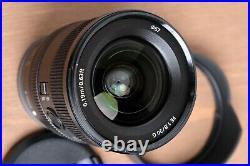 Sony FE 20mm F1.8 G Full Frame E-Mount Lens #SEL20F18G with Hood & Caps