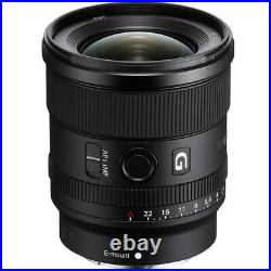 Sony FE 20mm F1.8 G Large Aperture Ultra Wide Angle G Lens with Lexar 128GB Card