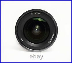 Sony FE 20mm f/1.8 G Full-Frame Ultra Wide Angle Lens for Sony E-Mount SEL20F18G