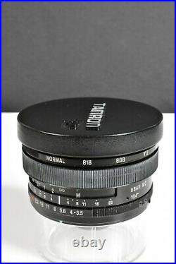 Tamron Sp 51b 17mm F/3.5 Ultra Wide Angle Adaptall -2 Lens & Caps With Filters