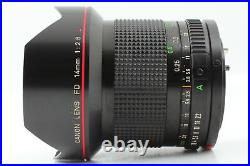 Top MINT Canon New FD NFD 14mm f2.8 L Fisheye Ultra wide Angle Lens From JAPAN