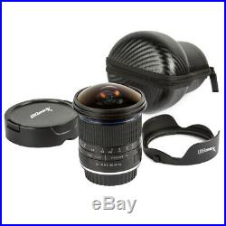 ULTIMAXX 7mm f/3.0 Aspherical Fisheye Lens for Canon DSLRs Ultra Wide Angle