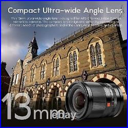 US Stock Viltrox 13mm F1.4 Ultra-Wide Angle AF Lens For Nikon Z Mount Camera Z9
