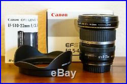 Used Canon EF-S 10-22mm f/3.5-4.5 USM Lens in Good Condition
