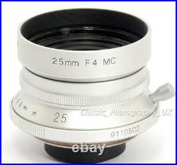 Voigtländer Snapshot-SKOPAR 25mm F4 MC SUPER-Wide-Angle Lens in LEICA M39 Screw