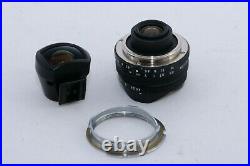 Voigtlander Super Wide Heliar 15mm f/4.5 wide angle lens for M39 with finder