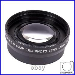 Wide Angle Lens +macro Lens + Telephoto Zoom Filter Kit For Gopro Hero10 Black