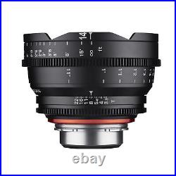XEEN 14mm T3.1 Ultra Wide Angle Pro Cinema Lens for PL Mount (XN14-PL)