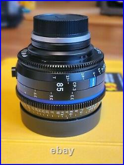 ZEISS CP. 3 T2.1 Compact Prime 4 Lens Set (Canon EF Mount, Ft) 15, 25, 50, 85mm