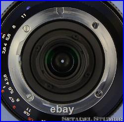 Zeiss Leica Fit M 15mm Distagon F2.8 T Zm Lens +caps +1.5 Center Filter Mint
